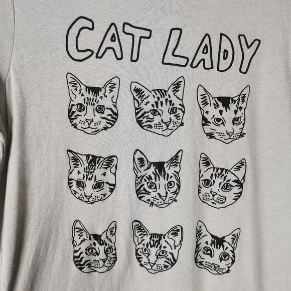 NWOT Cat Lady T-Shirt - Picture 1 of 5